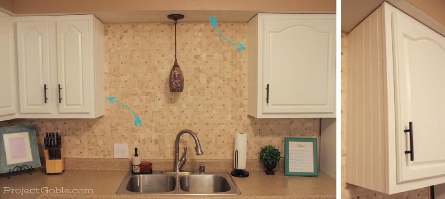 DIY Beadboard on our White (Painted) Kitchen Cabinets ...