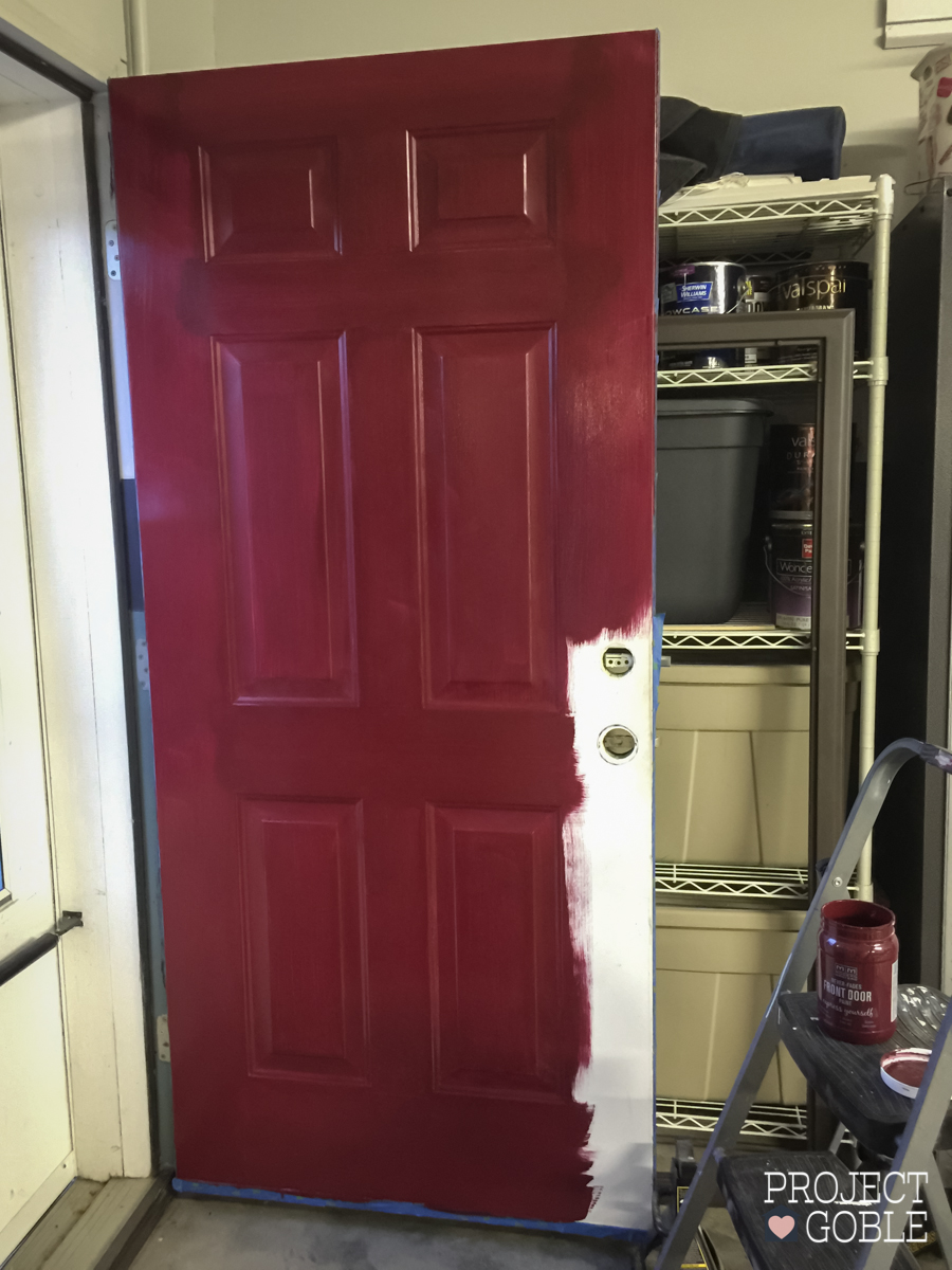 Garage-Door-Red-Before-DIY-Paint-9412