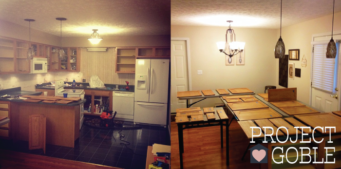 Kitchen - Before Cabinet & Countertop Transformation