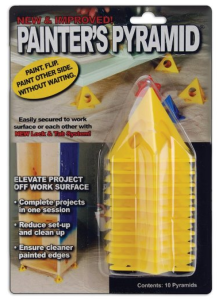 Wish we would have discovered these painter's pyramids sooner! They make the painting and drying process so much easier!